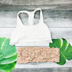 Aerie lace bralette lot of two